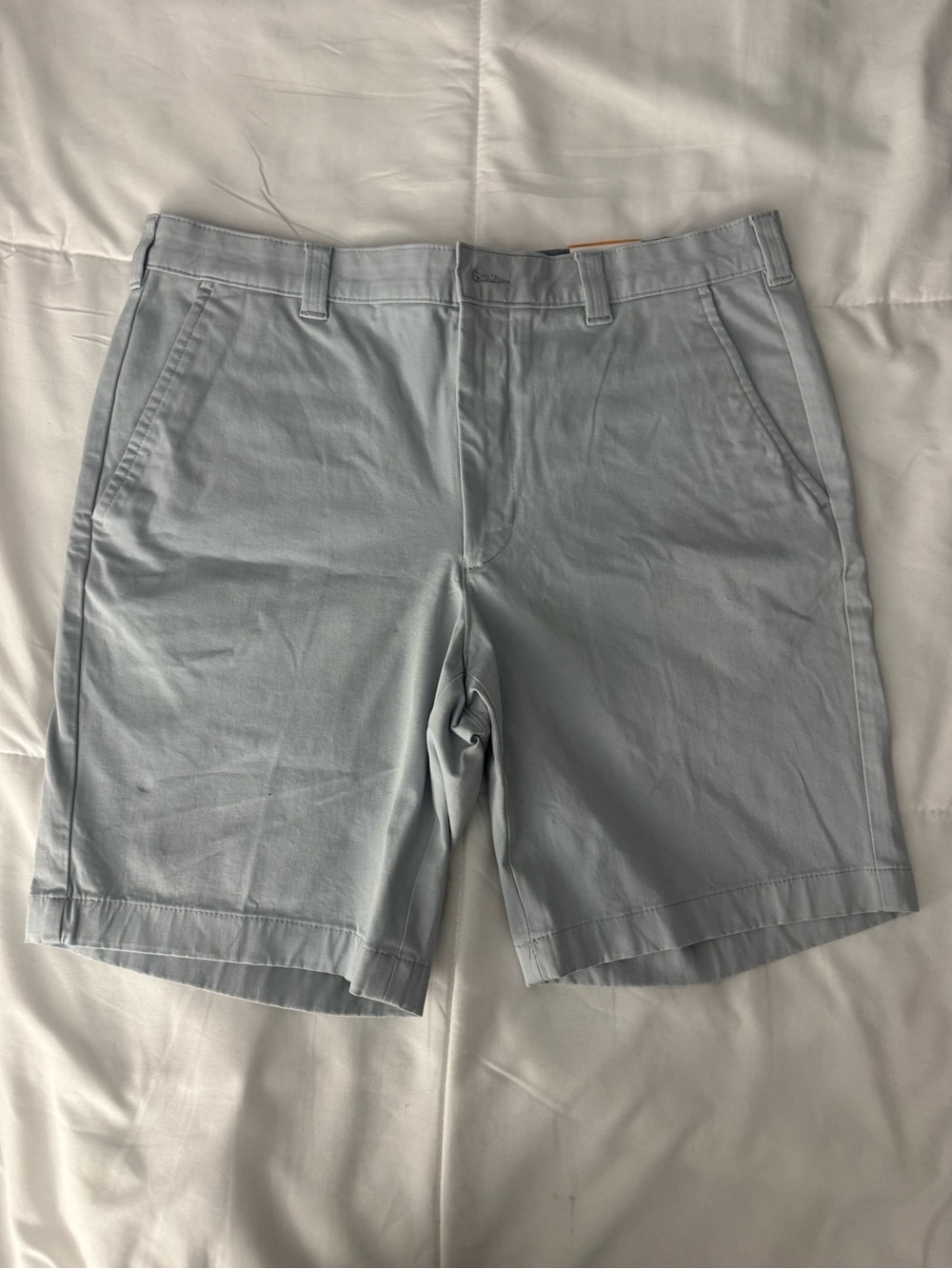 Club Room Light Blue Flat-Front Shorts